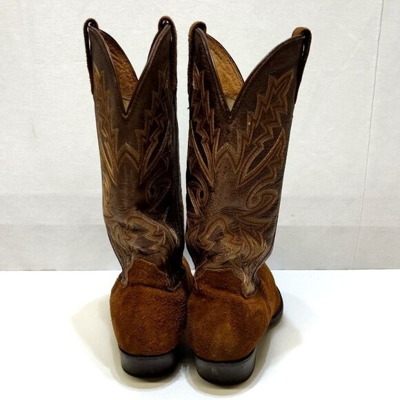 Twisted X Western Cowboy Boots Leather Embroidered Upper Men's 8.5D Anti-Fungal - Picture 5 of 12